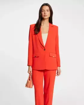 Свободный женский пиджак с застежкой на пуговицы Morgan, оранжевый