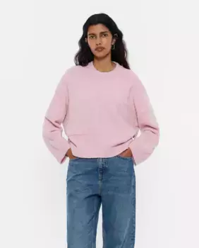 Свободный женский свитер с карманами Bimba y Lola, розовый