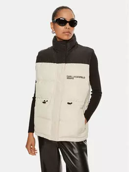 Свободный жилет Karl Lagerfeld, бежевый