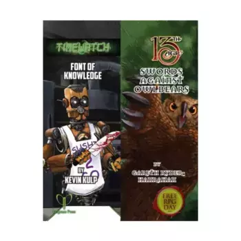 Swords Against Owlbears/Font of Knowledge (Free RPG Day 2017), 13th Age (d20), мягкая обложка