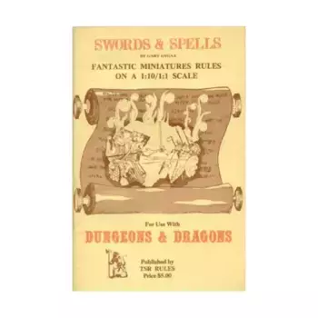 Swords & Spells (2nd+ Printings), Basic Dungeons & Dragons (Original Edition) - Box Sets & Core Rules, мягкая обложка