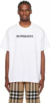 Связанная футболка Burberry, белый