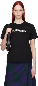 Связанная футболка Burberry, черный