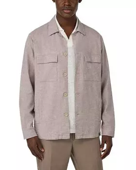 Связанная рубашка-куртка Boggi Milano, коричневый/бежевый