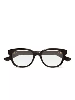Связанные очки G Gucci Eyewear, черный