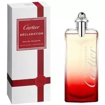 Sxfyzcy Туалетная вода Cartier Declaration Limited Edition, 100 мл, красный