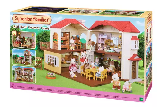 Sylvanian Families, Коллекционные фигурки, Городской дом с набором светильников, 5302