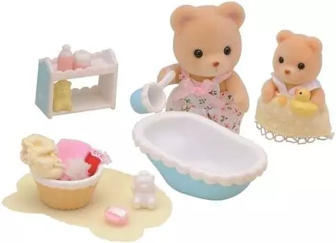 Sylvanian Families, коллекционные фигурки, набор для детской ванночки