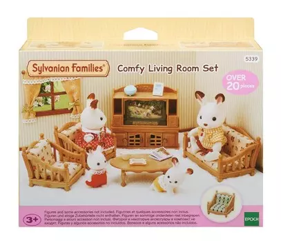 Sylvanian Families, Коллекционные фигурки, Набор для гостиной в стиле кантри, 5339