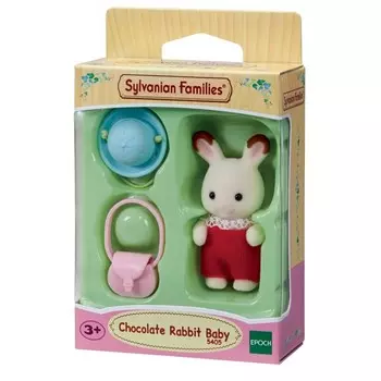 Sylvanian Families, коллекционные фигурки, набор «Кролик с шоколадными ушками», 5405