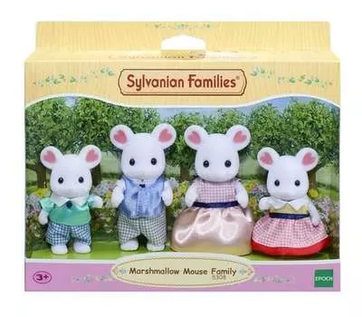 Sylvanian Families, коллекционные фигурки, набор мышиной семьи