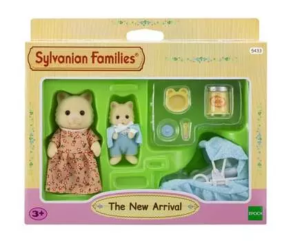Sylvanian Families, коллекционные фигурки, набор «Новорожденный с мамой и детской кроваткой»