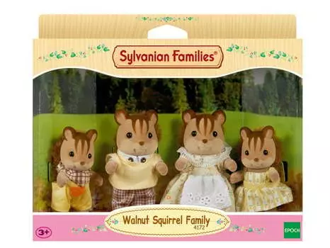 Sylvanian Families, Коллекционные фигурки, Набор «Семейство белок»