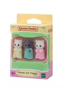 Sylvanian Families, коллекционные фигурки, набор тройняшек персидских котят, 5458