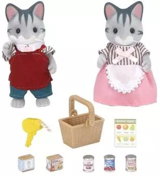 Sylvanian Families, коллекционные фигурки, набор владельцев супермаркетов