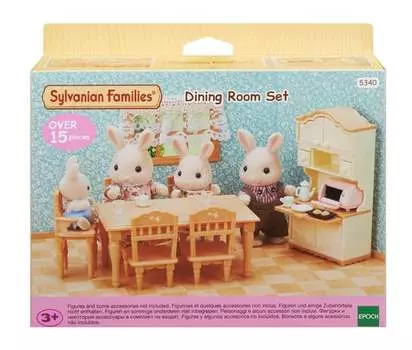 Sylvanian Families, коллекционные фигурки, обеденный набор в стиле кантри