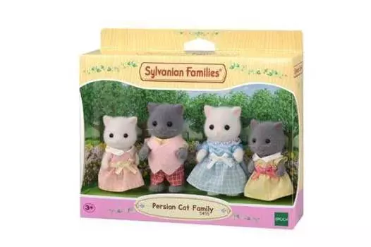 Sylvanian Families, коллекционные фигурки, семейный набор персидских кошек
