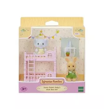 Sylvanian Families, коллекционные фигурки, солнечный кролик и постельный комплект