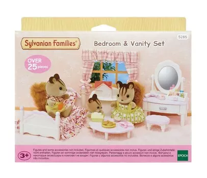 Sylvanian Families, Коллекционные фигурки, Спальный гарнитур с туалетным столиком, 5285