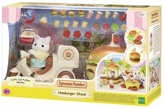 Sylvanian Families, мобильный ресторан гамбургеров