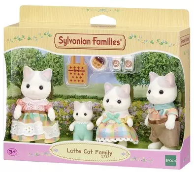 Sylvanian Families, семейство кошек, Семья латте кошек Sylvanian Families