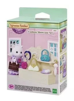 Sylvanian Families, серия Town, коллекционные фигурки, набор аксессуаров с подставкой