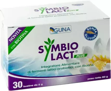 Symbio Lact Plus 30 пакетиков с пробиотиками Guna