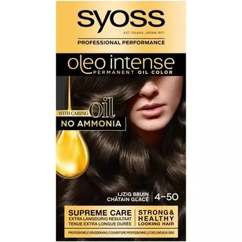 Syoss Color Oleo Intense 4-50 Средство для ухода за волосами «Ледяной коричневый»