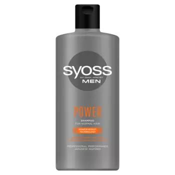 Syoss Men Power шампунь для нормальных мужских волос, 440 мл
