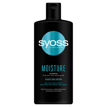 Syoss Moisture увлажняющий шампунь для сухих и ослабленных волос, 440 мл