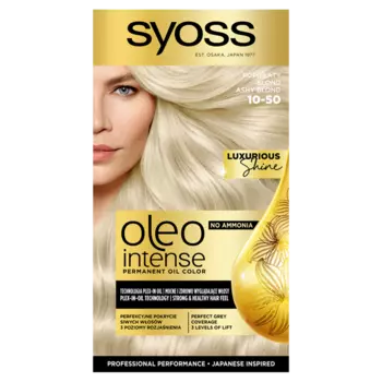 Syoss Oleo Intense краска для волос 10-50 пепельный блонд без аммиака, 1 упаковка