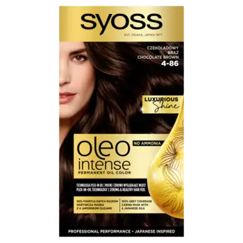 Syoss Oleo Intense краска для волос 4-86 шоколадно-русый без аммиака, 1 упаковка
