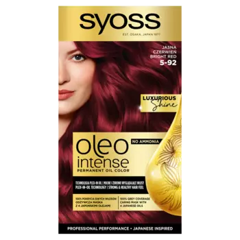 Syoss Oleo Intense краска для волос 5-92 ярко-красный без аммиака, 1 упаковка