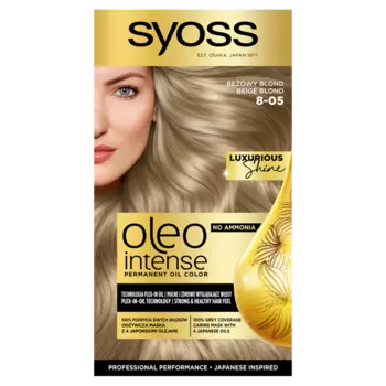 Syoss Oleo Intense краска для волос 8-05 бежевый блонд без аммиака, 1 упаковка