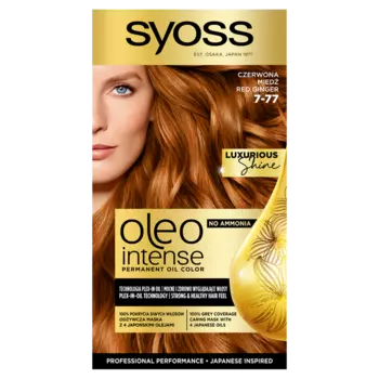 Syoss Oleo Intense краска для волос без аммиака 7-77 красная медь, 1 упаковка
