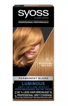 Syoss Permanent Blond 8_7 краска для волос, 1 шт.