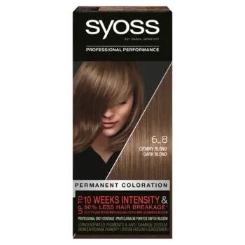 Syoss Permanent Coloration стойкая краска для волос 6-8 темно-русый, 1 упаковка