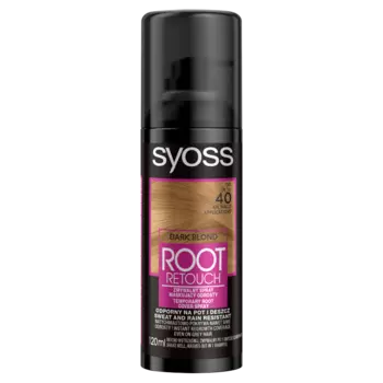 Syoss Root Retouch маскирующий спрей для восстановления роста смываемый темно-русый, 120 мл