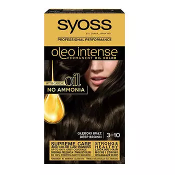 Syoss Стойкая краска для волос Oleo Intense с маслами 3-10 Deep Brown