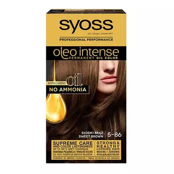 Syoss Стойкая краска для волос Oleo Intense с маслами 5-86 Sweet Brown