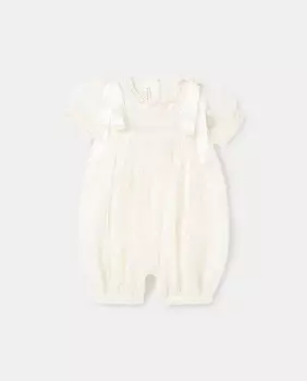 Сырая боди-лягушка для крещения ребенка Coconut El Corte Ingls, светло-бежевый