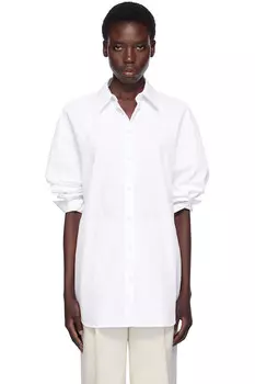 Сырая рубашка реглан Toteme, белый
