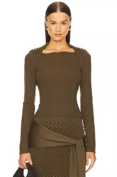 Сырой топ Chet Lo, зеленый