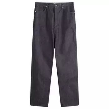 Сырые джинсы прямого кроя Jil Sander, цвет magnet