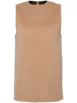 System двусторонний шерстяной топ без рукавов