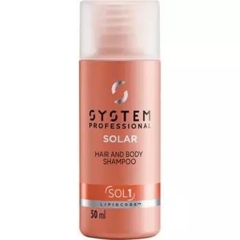 System Professional Sol1 Солнечный шампунь для волос и тела, 50 мл, Wella