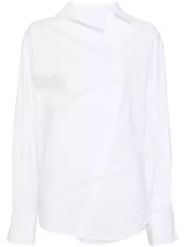 System рубашка свободного кроя, белый