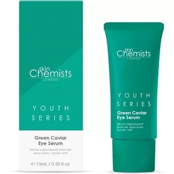 Сыворотка для глаз с зеленой икрой Youth, антивозрастной уход за кожей для нормальной и сухой кожи, 15 мл, Skinchemists