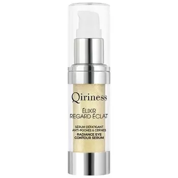 Сыворотка для кожи вокруг глаз Qiriness Radiance Eye Elixir от отечности и темных кругов 15 мл Markenlos