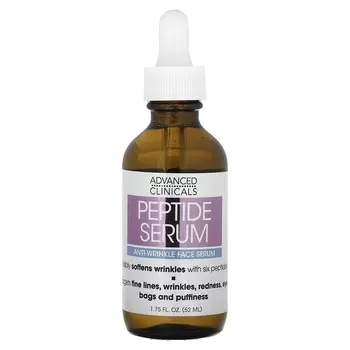 Сыворотка для лица Advanced Clinicals Peptide Serum против морщин, 52 мл